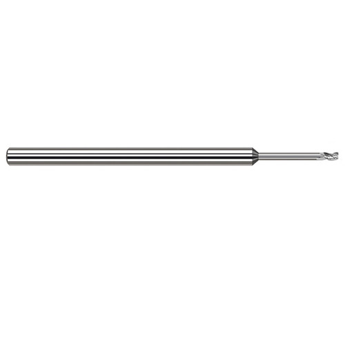Harvey Tool 886862 | 1/16" Diameter x 1/8" Shank x 3/32" LOC x 2-1/2" OAL 0.0050" Radius 3FL Uncoated Carbide Corner Radius & Corner Chamfer End Mill for Aluminum Alloys Harvey Tool 886862 | 1/16" Diameter x 1/8" Shank x 3/32" LOC x 2-1/2" OAL 0.0050" Radius 3FL Uncoated Carbide Corner Radius & Corner Chamfer End Mill for Aluminum Alloys