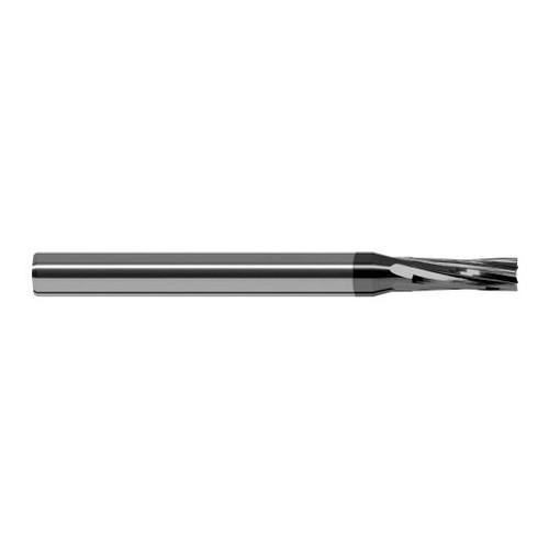 Harvey Tool 944793-C4 | 3/32" Diameter x 1/8" Shank x 0.2790" LOC x 1-1/2" OAL 6FL Amorphous Diamond Coated End Mill for Composites