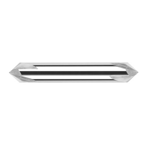 Harvey Tool 988430 | 1/8" Diameter x 1/8" Shank 60 Degree Included Angle 2FL Uncoated Solid Carbide Chamfer Mill