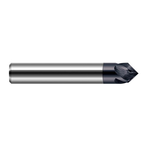 Harvey Tool 888812-C3 | 3/16" Diameter x 3/16" Shank 120 Degree Included Angle 4FL AlTiN Coated Solid Carbide Chamfer Mill