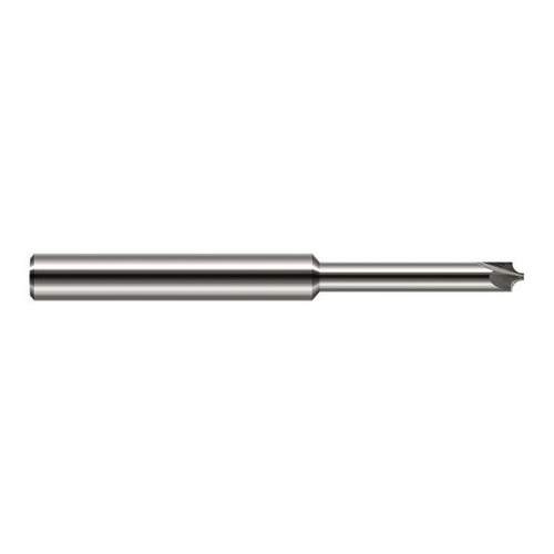 Harvey Tool 55315 | 1/8" Diameter x 1/8" Shank x 2" OAL 0.0200" Tip Diameter 2FL Uncoated Coated Solid Carbide Single End Corner Rounding End Mill