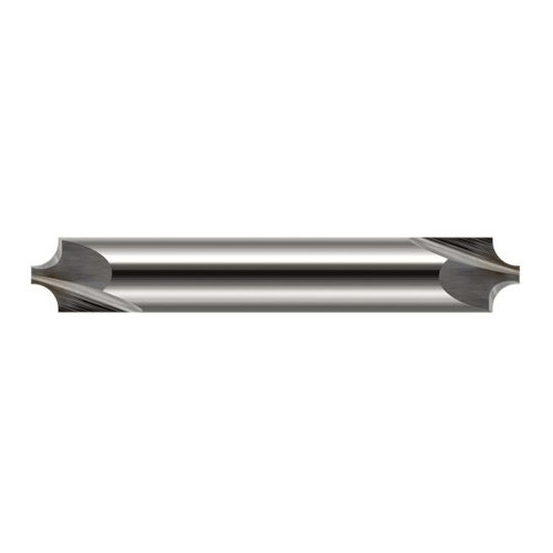 Harvey Tool 17100 | 1/4" Diameter x 1/4" Shank x 2" OAL 0.0450" Tip Diameter 2FL Uncoated Solid Carbide Double End Corner Rounding End Mill