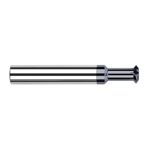 Harvey Tool 934732-C3 | 1/2" Diameter x 0.1200" Cutting Width x 1/2" Shank 60 Degree Included Angle Shank Connection AlTiN Coated Solid Carbide Double Angle Cutter