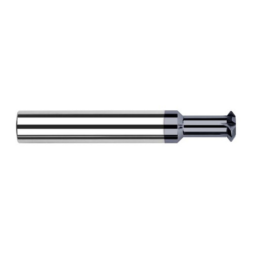 Harvey Tool 928716-C3 | 1/4" Diameter x 0.1290" Cutting Width x 1/4" Shank 90 Degree Included Angle Shank Connection AlTiN Coated Solid Carbide Double Angle Cutter