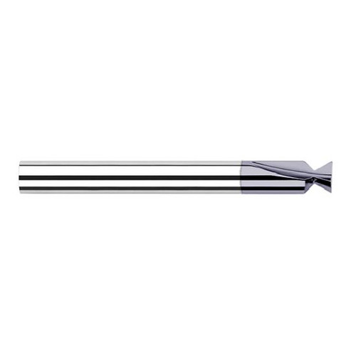 Harvey Tool 64605-C3 | 5/64" Diameter 40 Degree Included Angle AlTiN Coated Solid Carbide Dovetail Cutter