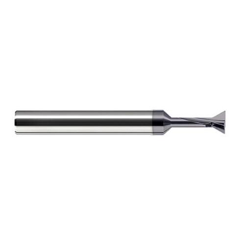 Harvey Tool 914824-C3 | 3/8" Diameter 30 Degree Included Angle AlTiN Coated Solid Carbide Dovetail Cutter