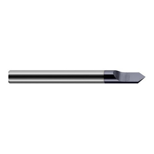 Harvey Tool 996508-C3 | 10 Degree Point Angle 1/8" Shank x 0.0800" LOC x 1-1/2" OAL AlTiN Coated Solid Carbide Sharp Point Engraving Cutter