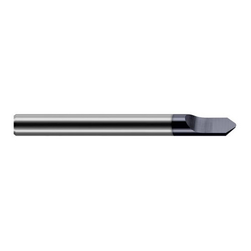 Harvey Tool 51710-C3 | 60 Degree Point Angle 1/8" Shank x 3/32" LOC x 1-1/2" OAL AlTiN Coated Solid Carbide Radius Point Engraving Cutter