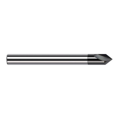 Harvey Tool 995508-C4 | 1/8" Diameter x 1/8" Shank x 0.1650" LOC x 1-1/2" OAL Amorphous Diamond Coated Solid Carbide Engraving Cutter Marking Cutter for Ferrous Materials