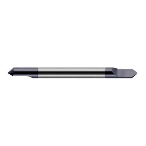 Harvey Tool 820008-C3 | 1/8" Diameter x 1/8" Shank x 0.0530" LOC x 2" OAL AlTiN Coated Solid Carbide Double End Tipped Off Engraving Cutter
