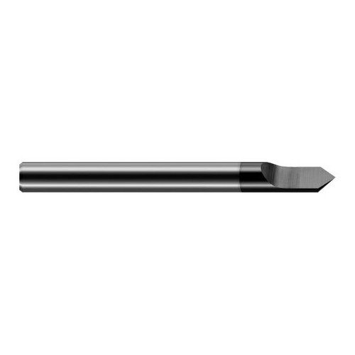 Harvey Tool 30020-C4 | 60 Degree Point Angle 3/16" Shank x 0.1620" LOC x 2" OAL Amorphous Diamond Coated Solid Carbide Sharp Point Engraving Cutter