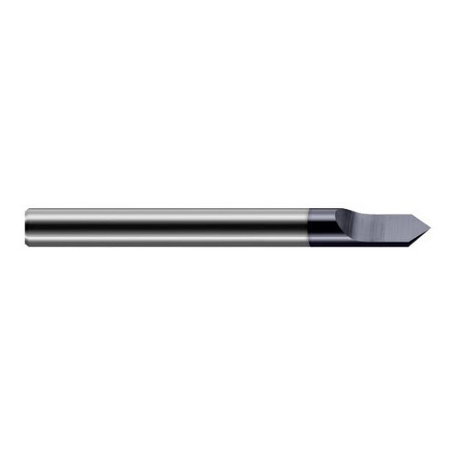 Harvey Tool 996516-C3 | 10 Degree Point Angle 1/4" Shank x 0.0800" LOC x 2-1/2" OAL AlTiN Coated Solid Carbide Sharp Point Engraving Cutter