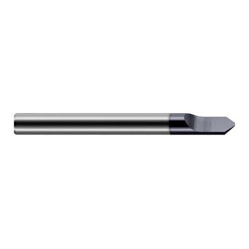 Harvey Tool 25234-C3 | 1/4" Diameter x 1/4" Shank x 0.4290" LOC x 2-1/2" OAL AlTiN Coated Solid Carbide Tipped Off Engraving Cutter