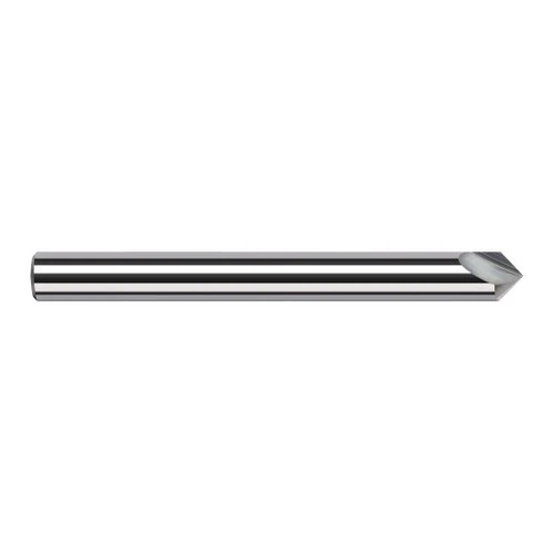 Harvey Tool 993220 | 1/8" Diameter x 1/8" Shank x 0.1701" LOC x 3" OAL Uncoated Solid Carbide Engraving Cutter Marking Cutter for Non-Ferrous Materials