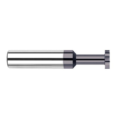Harvey Tool 22110-C3 | 1/8" Diameter x 0.0100" Cutting Width x 1/8" Shank AlTiN Coated Carbide Straight Tooth Keyeat Cutter