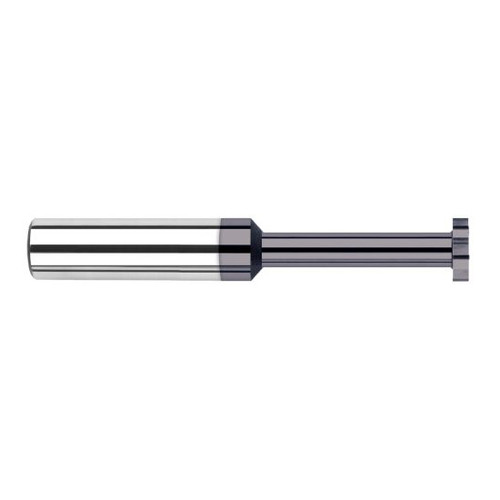 Harvey Tool 43530-C3 | 1/8" Diameter x 0.0300" Cutting Width x 1/8" Shank AlTiN Coated Carbide Straight Tooth Keyeat Cutter