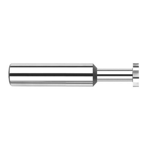 Harvey Tool 26439 | 1/16" Diameter x 0.0390" Cutting Width x 1/8" Shank Uncoated Carbide Straight Tooth Keyeat Cutter