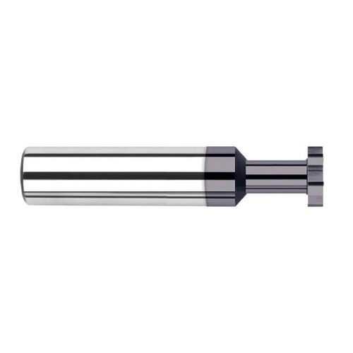 Harvey Tool 893393-C3 | 1/8" Diameter x 3/32" Cutting Width x 1/8" Shank AlTiN Coated Carbide Straight Tooth Keyseat Cutter