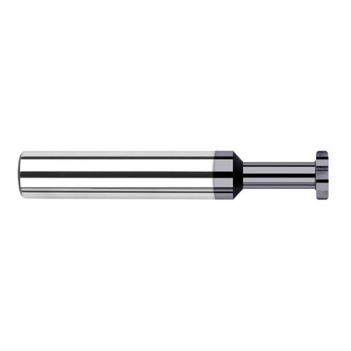 Harvey Tool 949993-C3 | 3/16" Diameter x 3/32" Width x 3/16" Shank 0.0100" Corner Radus AlTiN Coated Solid Carbide Straight Tooth Keyseat Cutter