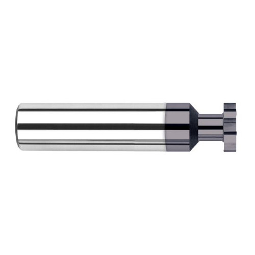 Harvey Tool 70860-C3 | 1/4" Diameter x 0.0600" Cutting Width x 1/4" Shank AlTiN Coated Carbide Straight Tooth Keyeat Cutter