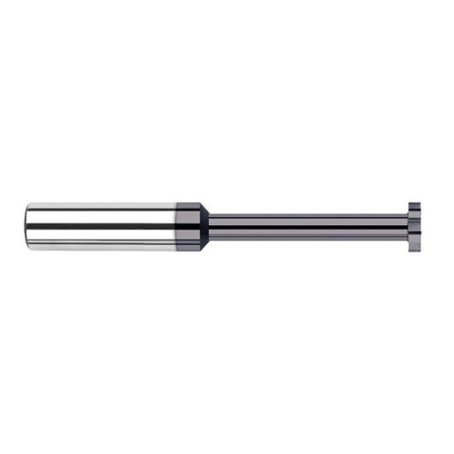 Harvey Tool 984295-C3 | 1/4" Diameter x 1/8" Cutting Width x 1/4" Shank AlTiN Coated Carbide Straight Tooth Keyseat Cutter