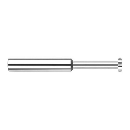 Harvey Tool 968539 | 3/8" Diameter x 0.0788" Cutting Width x 3/8" Shank Uncoated Carbide Straight Tooth Keyeat Cutter