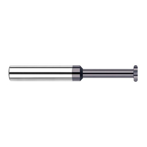Harvey Tool 968562-C3 | 3/8" Diameter x 1/8" Cutting Width x 3/8" Shank AlTiN Coated Carbide Straight Tooth Keyeat Cutter