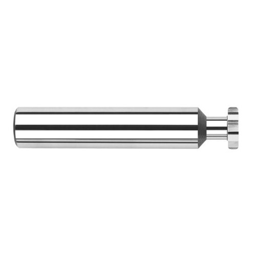 Harvey Tool 901050 | 1/2" Diameter x 3/32" Width x 1/2" Shank 0.0100" Corner Radus Uncoated Solid Carbide Straight Tooth Keyseat Cutter
