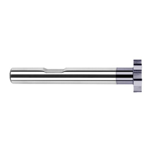 Harvey Tool 890670-C3 | 7/8" Diameter x 1/4" Cutting Width x 3/8" Shank AlTiN Coated Carbide Straight Tooth Keyseat Cutter
