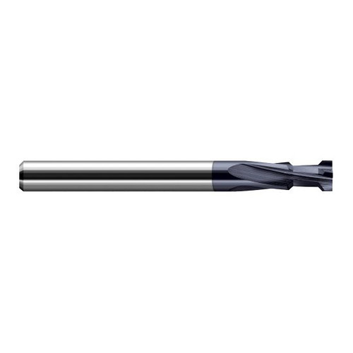 Harvey Tool 971106-C3 | 0.1840" Minor Diameter Length x 0.0330" Maximum Diameter Length x 0.2500" Shank 0.0930" Nominal Plate Thickness AlTiN Coated Solid Carbide Plate Chamfer Cutter