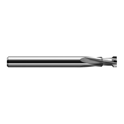 Harvey Tool 955204 | 0.0910" Minor Diameter Length x 0.0340" Maximum Diameter Length x 0.1250" Shank 0.0620" Nominal Plate Thickness Uncoated Solid Carbide Plate Chamfer Cutter