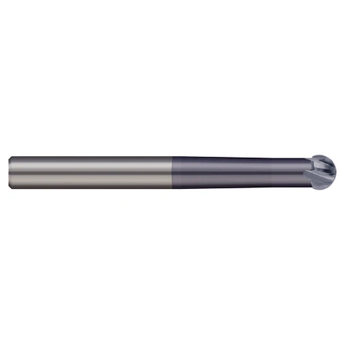 Micro 100 SBMM-080-464X | 8.00mm Diameter x 8.00mm Shank x 5.40mm LOC x 68.00mm Reach x 100.00mm OAL 4 Flute AlTiN Coated Carbide Reduced Neck End Mill For Undercutting, Deburrring & Multi-Axis Machining
