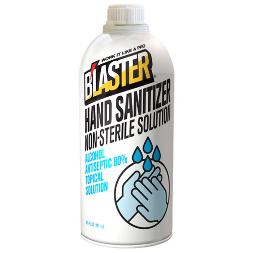 Blaster 8-HS-PR | 8.5 oz. Alcohol Based Hand Sanitizer,  80% Solution (Case of 12 Bottles)