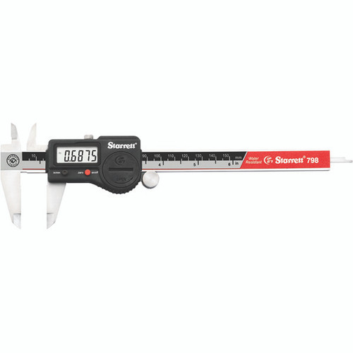 Starrett 798A-6/150 | 6" Range 0.0005" Resolution Stainless Steel Electronic Caliper