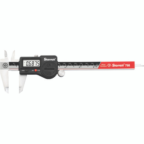 Starrett 798B-6/150 W/SLC | 6" Range 0.0005" Resolution Stainless Steel Electronic Caliper with SPC Output