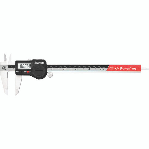 Starrett 798B-8/200 W/SLC | 8" Range 0.0005" Resolution Stainless Steel Electronic Caliper with SPC Output