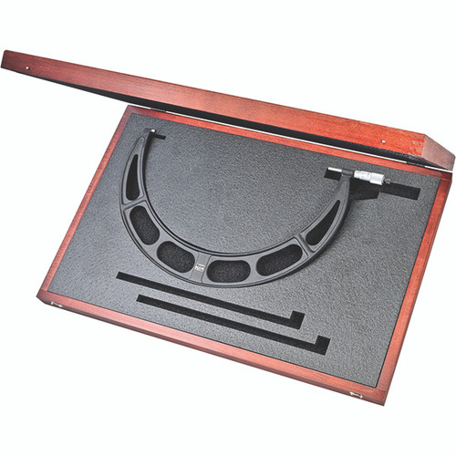 Starrett 436.1MXRLZ-425 | 400mm-425mm Outside Micrometer 0.01mm Graduation Ratchet Thimble