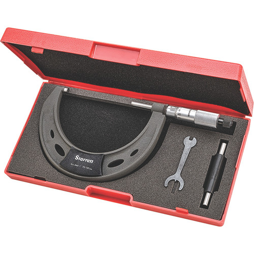 Starrett 51088 | 75mm-100mm Outside Micrometer 0.01mm Graduation Ratchet Thimble