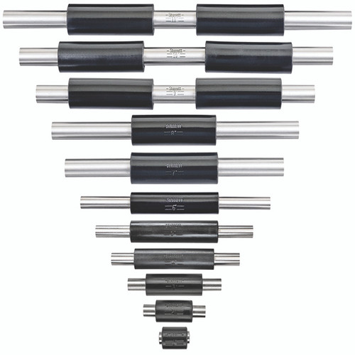 Starrett S234G | 1" - 11" Long End Measuring Rod Set