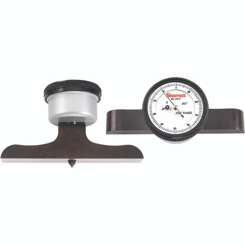 Starrett 642AZ | 8-19/32" Steel Top Reading Dial Depth Gage 0.0010" Graduation