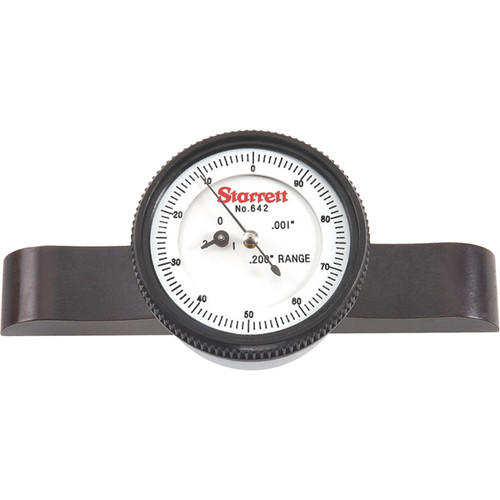 Starrett 65104 | 8-19/32" Steel Top Reading Dial Depth Gage 0.0010" Graduation