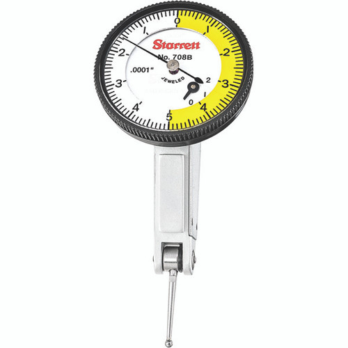 Starrett 708BZ W/SLC | 0"-1/64" Range Dial Test Indicator 0.0001" Graduation White Dial