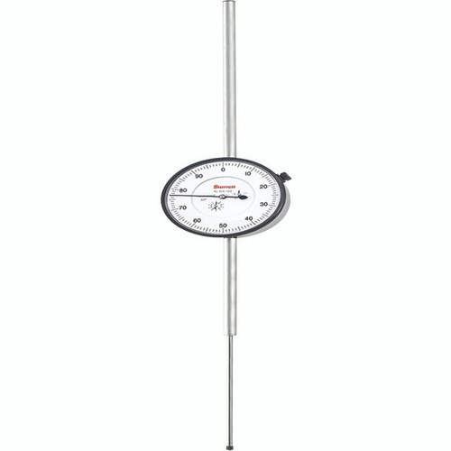 Starrett 656-5041J | 5" Dial Indicator 0.0010" Graduation White Dial Starrett 656-5041J | 5" Dial Indicator 0.0010" Graduation White Dial