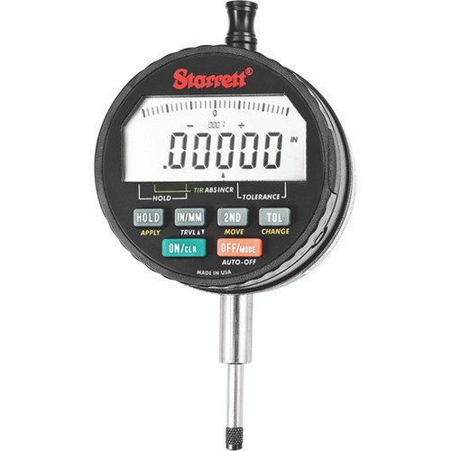 Starrett F2720AD | 0"-19/32" Range Dial Test Indicator 0.00005" Resolution