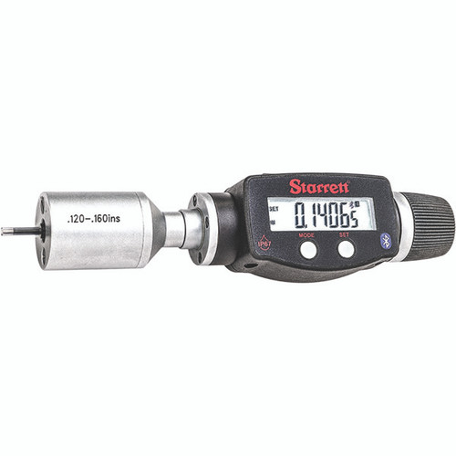 Starrett 770BXTZ-160 | 0.1200"-0.1600" Range Digital Internal Micrometer 0.0005" Resolution