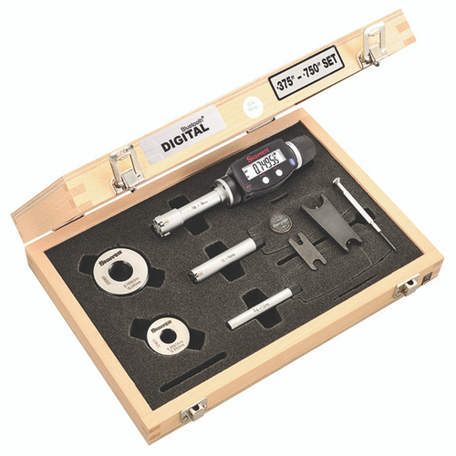 Starrett S770BXTDZ | 0.3750"-0.3750" Range Digital Internal Micrometer Set 0.0005" Resolution