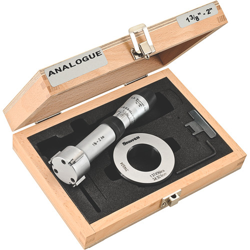 Starrett 67675 | 1-3/8"-2" Range Inside Bore Gage Micrometer 0.00025" Graduation