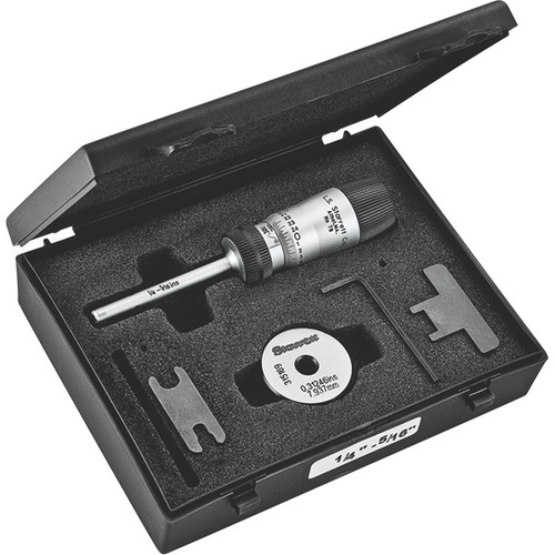 Starrett 68129 | 1/4"-5/16" Range Inside Bore Gage Micrometer 0.00025" Graduation
