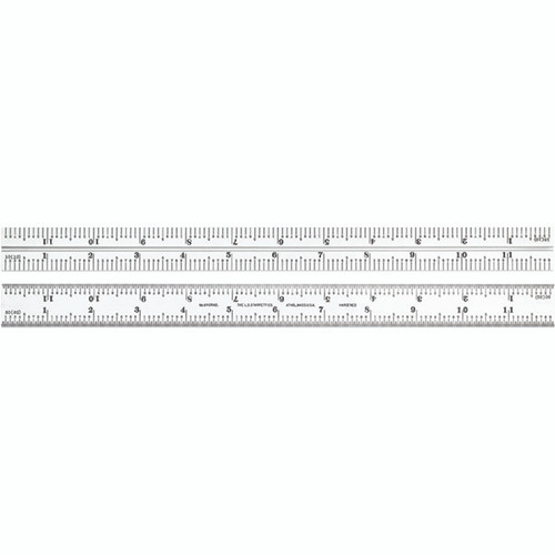 Starrett CB12-6R | Hardened and Tempered Steel Blade For Use With Combination Squares, Sets/Bevel Protractors