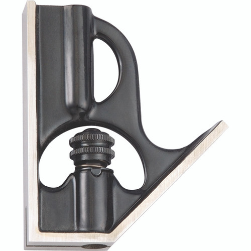 Starrett H33-4 | Forged and Hardened Steel Square Head For Use With 4" Combination Squares